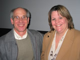 Mrs. Blaszczyk with Louis Sachar